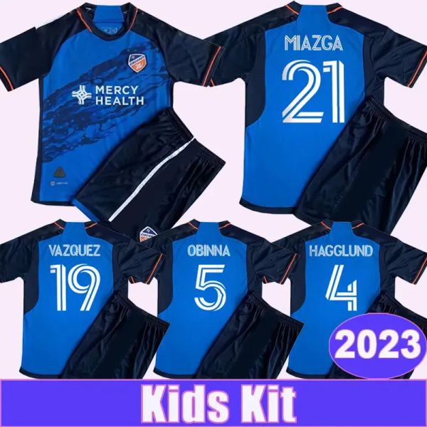 2023 cincinnati kids kit soccer jerseys hagglund obinna kubo a. cruz home blue football shirts matarrita vazquez miazga child uniforms, Black
2023 cincinnati kids kit soccer jerseys hagglund obinna kubo a. cruz home blue football shirts matarrita vazquez miazga child uniforms, Black