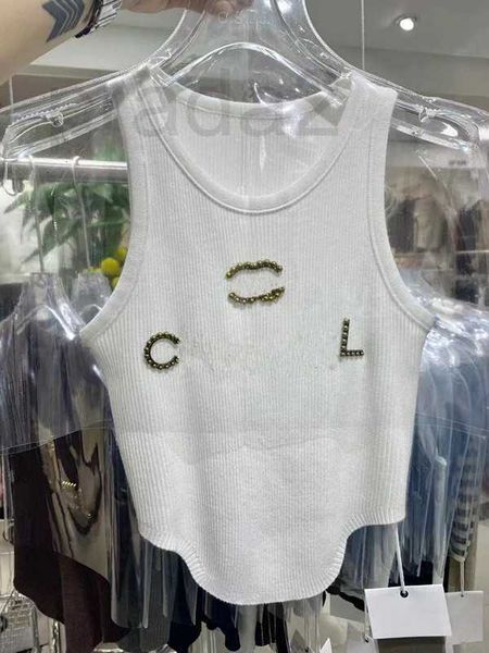 women's tanks & camis designer brand women knits tee luxurious nail bead letter c knitted vest sport tank breathable yoga channel tees, White
women's tanks & camis designer brand women knits tee luxurious nail bead letter c knitted vest sport tank breathable yoga channel tees, White