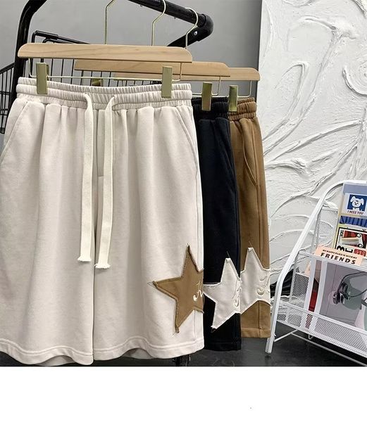 men's shorts y2k summer star patch shorts for men women harajuku trend oversize sports pants short casual gym basketball shorts korean, White;black
men's shorts y2k summer star patch shorts for men women harajuku trend oversize sports pants short casual gym basketball shorts korean, White;black