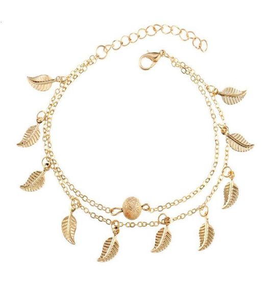women gold leaf charm anklets real pos gold chain ankle beaded anklets bracelet fashion 18k gold ankle bracelets foot jewelry3679685, Red;blue
women gold leaf charm anklets real pos gold chain ankle beaded anklets bracelet fashion 18k gold ankle bracelets foot jewelry3679685, Red;blue