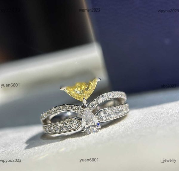 designer women ring sterling silver wedding rings fashion jewelry inlaid square yellow diamond couple rings #including box
designer women ring sterling silver wedding rings fashion jewelry inlaid square yellow diamond couple rings #including box