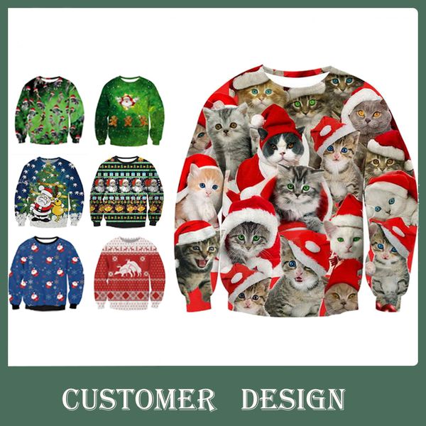 customer design 3d christmas print sweatshirt sweater new fashion couples men women round o-neck loose jacket casual harajuku style, Black
customer design 3d christmas print sweatshirt sweater new fashion couples men women round o-neck loose jacket casual harajuku style, Black