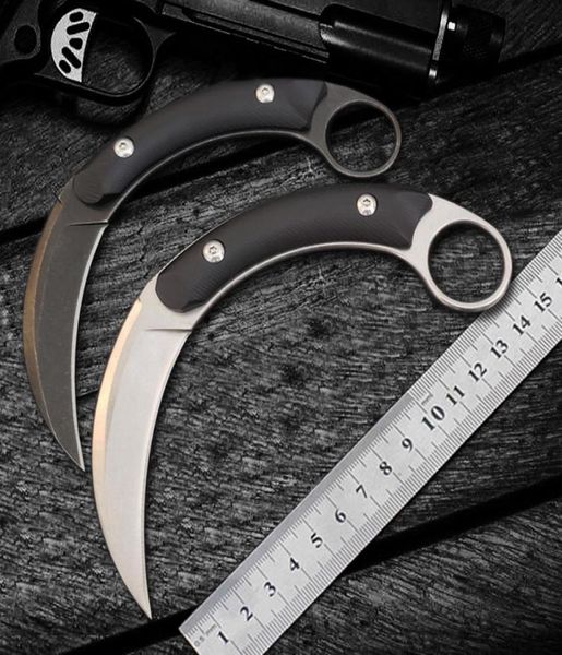 outdoor self-defense tactical combat knives sharp d2 fixed blade cs go claw knife survival straight hunting pocket edc5359818
outdoor self-defense tactical combat knives sharp d2 fixed blade cs go claw knife survival straight hunting pocket edc5359818