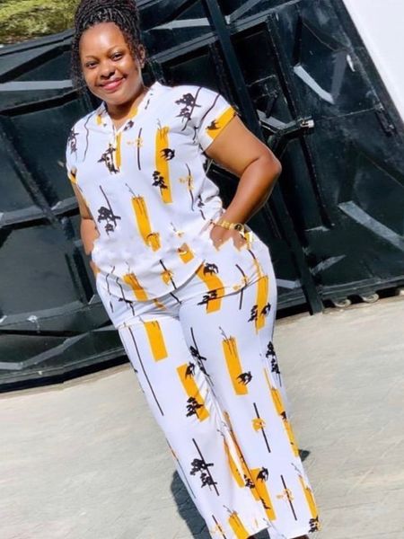 women s two piece pants set women blouse straight trousers shirt tracksuit dashiki african clothes summer matching sets 230707, White
women s two piece pants set women blouse straight trousers shirt tracksuit dashiki african clothes summer matching sets 230707, White