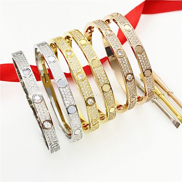 classic screwdriver bracelet love bangle diamond jewelry women rise gold sier plated zircon cuff nail bracelets designer jewelry party, Black
classic screwdriver bracelet love bangle diamond jewelry women rise gold sier plated zircon cuff nail bracelets designer jewelry party, Black