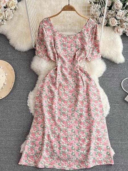 basic casual dresses floral dress for women short sleeve french style midi fairycore belt square collar spring summer 230706, Black;gray
basic casual dresses floral dress for women short sleeve french style midi fairycore belt square collar spring summer 230706, Black;gray