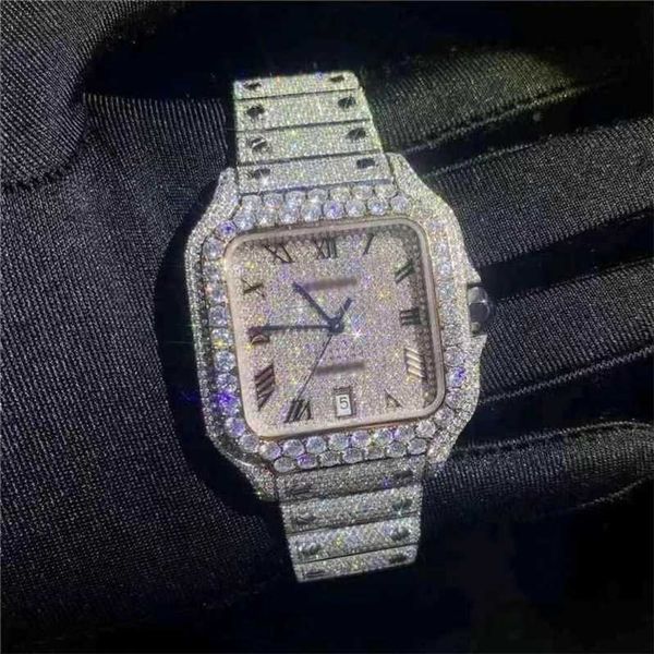 master watch with diamond watches luxury mens moissanite mosang stone diamond watch movement watches for men montre de luxe wristwatch mech, Black;brown
master watch with diamond watches luxury mens moissanite mosang stone diamond watch movement watches for men montre de luxe wristwatch mech, Black;brown