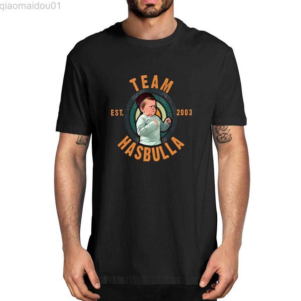 men's t-shirts 100% cotton team est.2003 hasbulla hasbullah smile classic 2023 summer men's novelty t-shirt women casual streetwea, White;black
men's t-shirts 100% cotton team est.2003 hasbulla hasbullah smile classic 2023 summer men's novelty t-shirt women casual streetwea, White;black