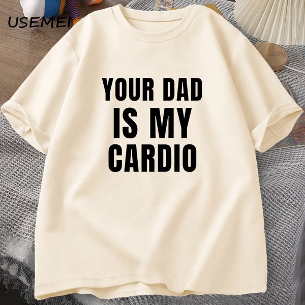 mens tshirts your dad is my cardio t shirt men women gym partner tee workout outfit tshirt funny weightlifting fathers day tshirt 230707, White;black
mens tshirts your dad is my cardio t shirt men women gym partner tee workout outfit tshirt funny weightlifting fathers day tshirt 230707, White;black