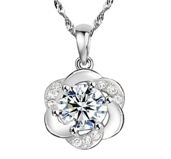 romantic simple crystal clear cute round flower pendant necklace 925 sterling silver jewelry4763443
romantic simple crystal clear cute round flower pendant necklace 925 sterling silver jewelry4763443