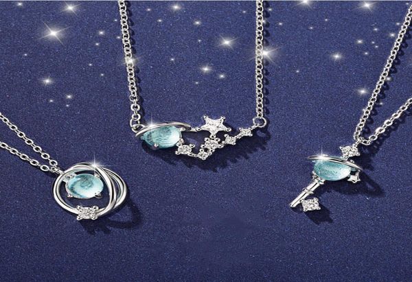 2020 blue glass fantasy planet necklace female japanese fresh versatile universe aurora star clavicle chain neck jewelry4771662, Silver
2020 blue glass fantasy planet necklace female japanese fresh versatile universe aurora star clavicle chain neck jewelry4771662, Silver