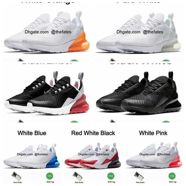 270 men running shoes designer women 270s mesh 27c triple black white navy bule barely rose pink red men sports sneakers trainers outdoor si, White;red
270 men running shoes designer women 270s mesh 27c triple black white navy bule barely rose pink red men sports sneakers trainers outdoor si, White;red