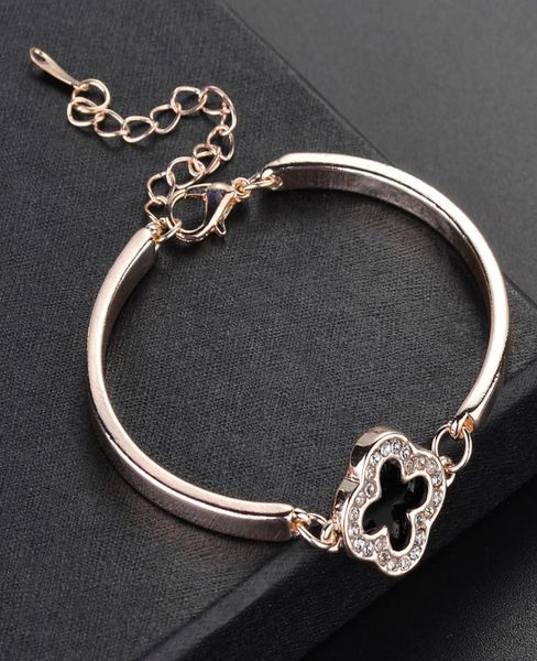 four leaf clover bracelet bangles for women girls fashion ahead charm zirconia inset selling whole bracelets4517061, Golden;silver
four leaf clover bracelet bangles for women girls fashion ahead charm zirconia inset selling whole bracelets4517061, Golden;silver