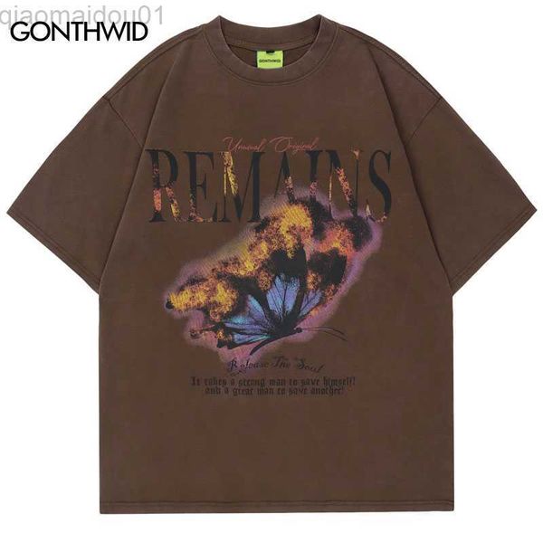 men's t-shirts vintage t shirt streetwear hip hop flame butterfly print washed tee shirts 2023 harajuku fashion casual cotton loose tsh, White;black
men's t-shirts vintage t shirt streetwear hip hop flame butterfly print washed tee shirts 2023 harajuku fashion casual cotton loose tsh, White;black