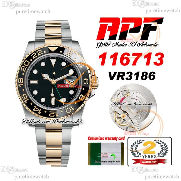 apf gmt ii vr3186 vr3285 automatic mens watch ceramic bezel two tone yellow gold black dial 904l oystersteel bracelet super edition same ser, Slivery;brown
apf gmt ii vr3186 vr3285 automatic mens watch ceramic bezel two tone yellow gold black dial 904l oystersteel bracelet super edition same ser, Slivery;brown