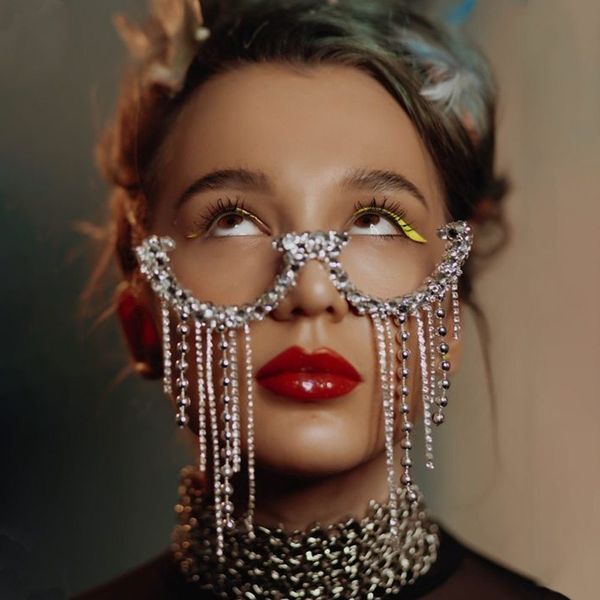 eye frame selling rhinestone jewelry trend personality water drop tassel glasses frame face accessories designer jewelry, Silver
eye frame selling rhinestone jewelry trend personality water drop tassel glasses frame face accessories designer jewelry, Silver