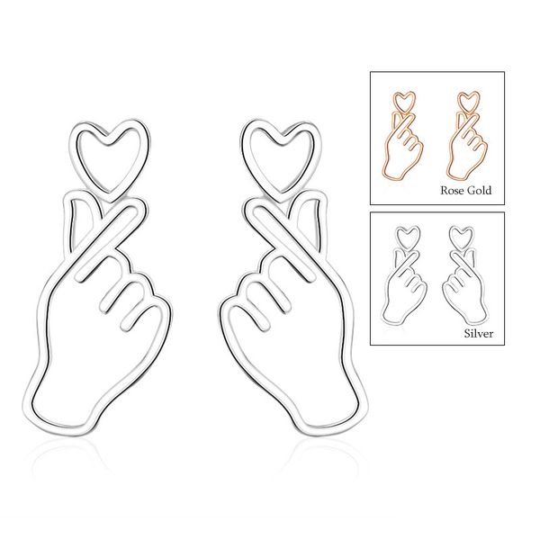 fashion gesture heart ear studs white gold/rose gold color silver earrings for women wedding engagement jewelry gift stud wholesale, Golden;silver
fashion gesture heart ear studs white gold/rose gold color silver earrings for women wedding engagement jewelry gift stud wholesale, Golden;silver