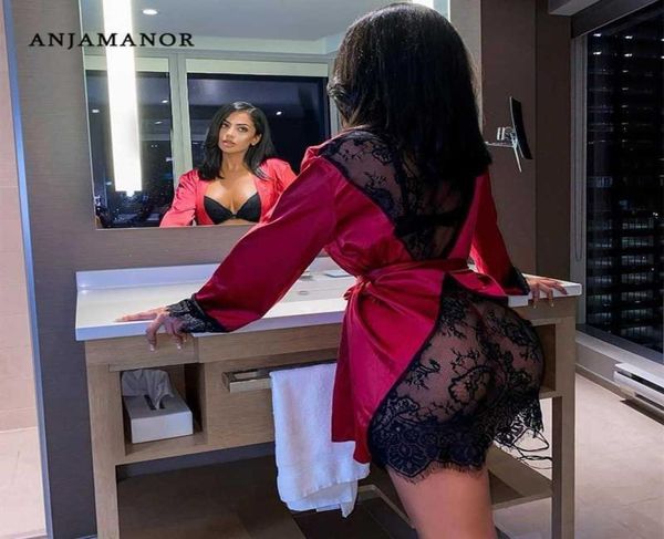 women039s sleepwear anjamanor lace satin silk robes for women sleepwear birthday bridesmaid bathrobe woman night dress kim3877188, Black;red
women039s sleepwear anjamanor lace satin silk robes for women sleepwear birthday bridesmaid bathrobe woman night dress kim3877188, Black;red