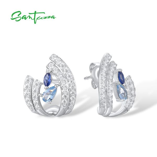pants santuzza sterling sier stud earrings for women sparkling blue spinel white cubic zirconia delicate daily wear fine jewelry, Black
pants santuzza sterling sier stud earrings for women sparkling blue spinel white cubic zirconia delicate daily wear fine jewelry, Black