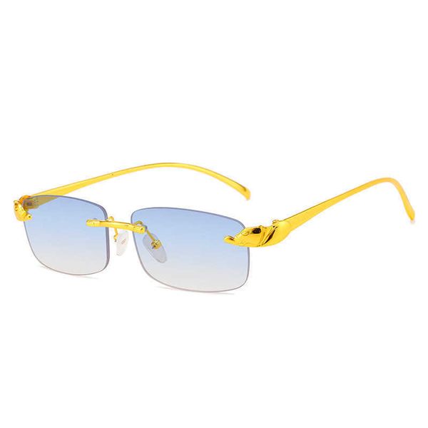 fashion sunglasses leopard head frameless sunglasses men's fashion small square women's classic glasses 2mjkx, White;black
fashion sunglasses leopard head frameless sunglasses men's fashion small square women's classic glasses 2mjkx, White;black