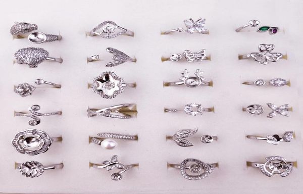 925 silver rings diy ring settings fashion jewelry pearl ring settings zircon silver ring for women adjustable size wedding christ7861777, Slivery;crystal
925 silver rings diy ring settings fashion jewelry pearl ring settings zircon silver ring for women adjustable size wedding christ7861777, Slivery;crystal