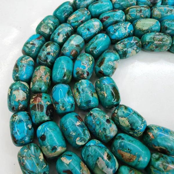 10*14mm natural turquoise blue emperor stone beads barrel shape loose gem stone beads for diy bracelet ,necklace,hairpins,earrings jewelry
10*14mm natural turquoise blue emperor stone beads barrel shape loose gem stone beads for diy bracelet ,necklace,hairpins,earrings jewelry