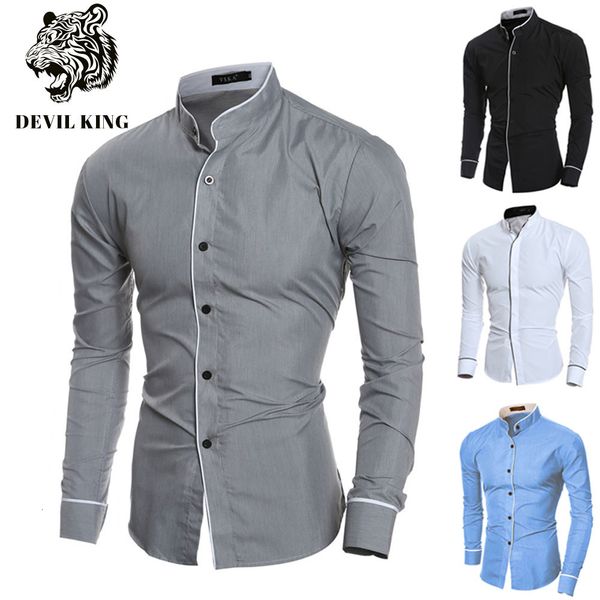 men's dress shirts men's luxury casual formal shirt long sleeve slim fit business dress shirts 230706, White;black 
men's dress shirts men's luxury casual formal shirt long sleeve slim fit business dress shirts 230706, White;black