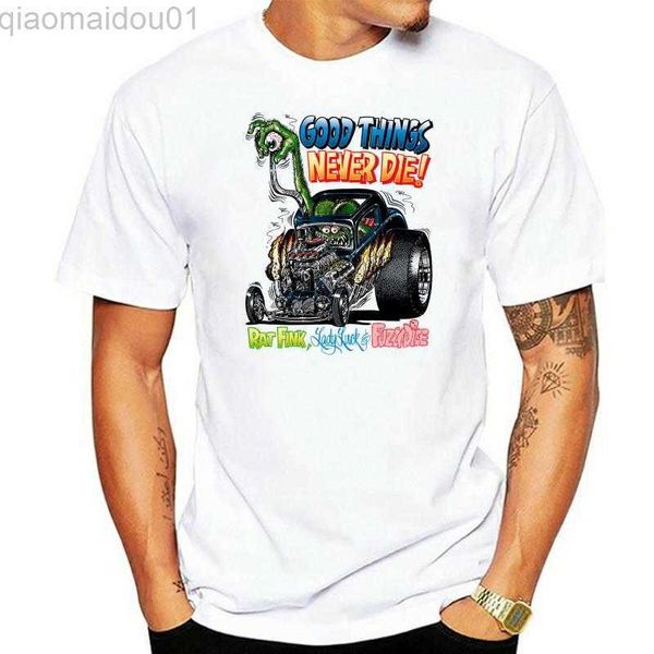 men's t-shirts rat fink good things never die t-shirt big daddy ed roth lowbrow rod biker l230707, White;black
men's t-shirts rat fink good things never die t-shirt big daddy ed roth lowbrow rod biker l230707, White;black