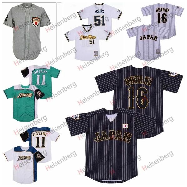 man moive japan baseball 16 shohei ohtani jersey hokkaido nippon ham fighters orix blue wave 51 ichiro suzuki tokyo kyojin 1936 kyojin sewin, Black
man moive japan baseball 16 shohei ohtani jersey hokkaido nippon ham fighters orix blue wave 51 ichiro suzuki tokyo kyojin 1936 kyojin sewin, Black