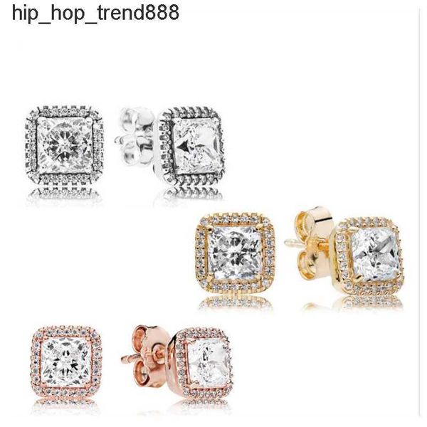 925 sterling silver square big cz diamond earring fit pandora jewelry gold rose gold plated stud earring women earrings, Golden;silver
925 sterling silver square big cz diamond earring fit pandora jewelry gold rose gold plated stud earring women earrings, Golden;silver