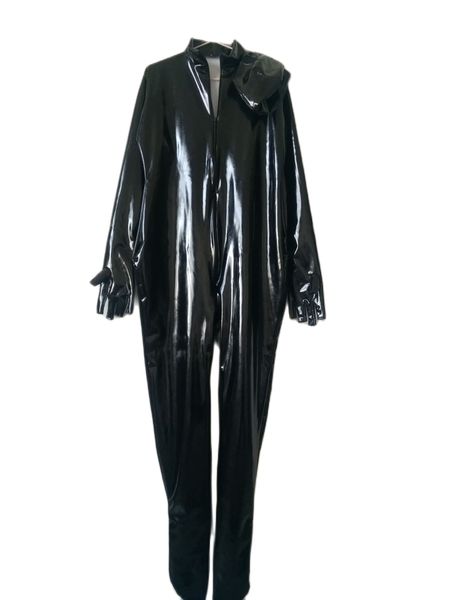 pvc faux leather bodysuit half-finger cosplay costumes catsuit clubwear party clothes jumpsuit front zipper can removable hood, Black
pvc faux leather bodysuit half-finger cosplay costumes catsuit clubwear party clothes jumpsuit front zipper can removable hood, Black