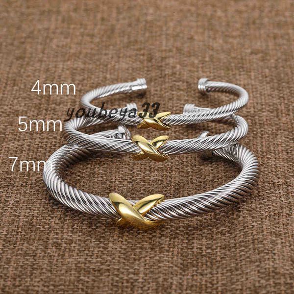 designer fashion jewelry twisted x bracelet gold charm sliver 925 sterling silver bracelets braided cross bangle diamond zircon luxury birth, Black
designer fashion jewelry twisted x bracelet gold charm sliver 925 sterling silver bracelets braided cross bangle diamond zircon luxury birth, Black