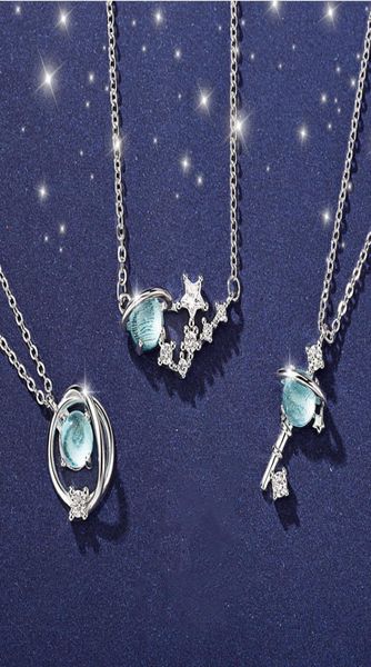 2020 blue glass fantasy planet necklace female japanese fresh versatile universe aurora star clavicle chain neck jewelry9788745, Silver
2020 blue glass fantasy planet necklace female japanese fresh versatile universe aurora star clavicle chain neck jewelry9788745, Silver