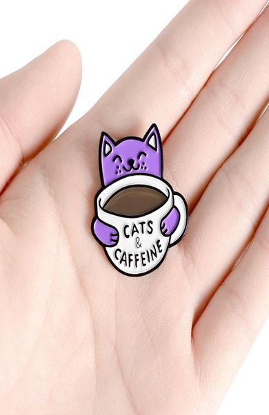 purple cat coffee cup brooch kitty pet kitten coffee pin animal lovers badge for women men funny clothes bag lapel pin jewelry gif4740090, Gray
purple cat coffee cup brooch kitty pet kitten coffee pin animal lovers badge for women men funny clothes bag lapel pin jewelry gif4740090, Gray