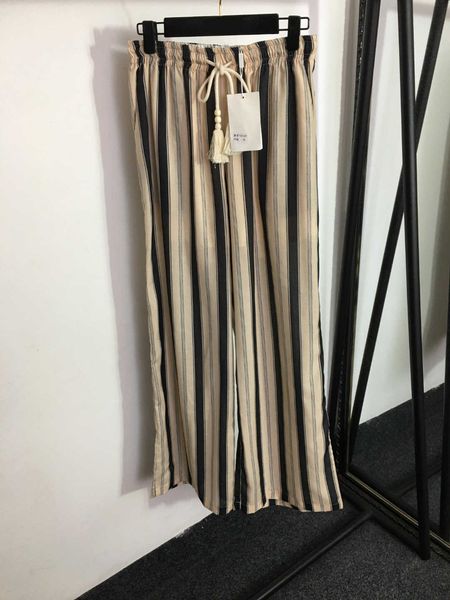 designer women straight leg pants tassel design lace up lady trousers stripe design casual pants #multiple product, Black;white
designer women straight leg pants tassel design lace up lady trousers stripe design casual pants #multiple product, Black;white