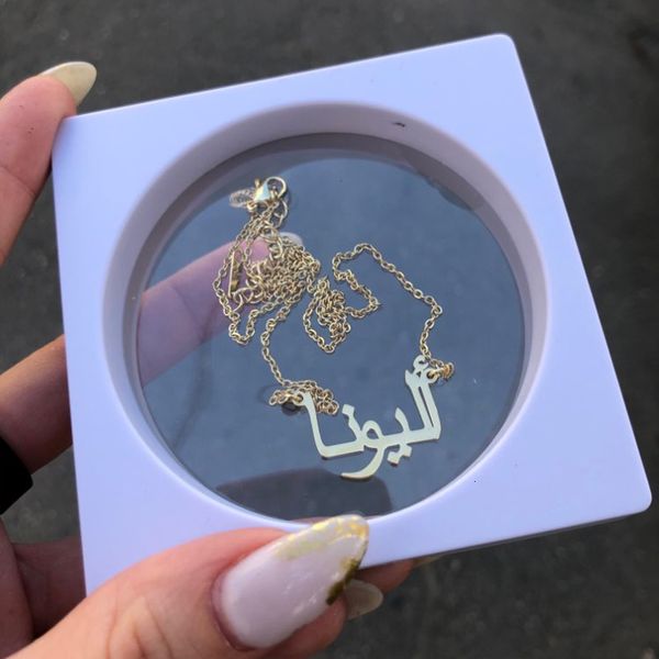 pendant necklaces custom arabic necklace name gold personalized arabic necklace gold uk stainless steel charm jewelry necklace for women men, Silver
pendant necklaces custom arabic necklace name gold personalized arabic necklace gold uk stainless steel charm jewelry necklace for women men, Silver