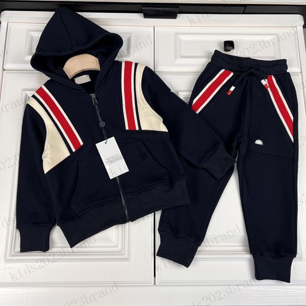 brand designer kids tracksuits 2023 hooded jackets with long pants two pieces sets black color zip jacket cotton casual children sports trac, White
brand designer kids tracksuits 2023 hooded jackets with long pants two pieces sets black color zip jacket cotton casual children sports trac, White