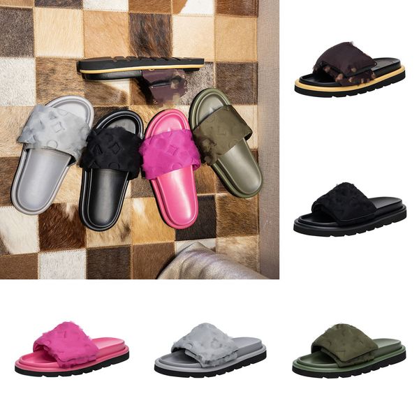 2023 designers pool pillow mules slippers women sandals sunset flat comfort mules lou vtn monograms padded front strap sandles fashionable e, Black
2023 designers pool pillow mules slippers women sandals sunset flat comfort mules lou vtn monograms padded front strap sandles fashionable e, Black
