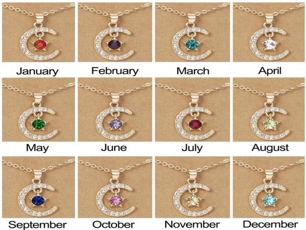 birthstone month moon star pendent necklaces 12 months luck necklace with paper card for couple women girls gift6420167, Silver
birthstone month moon star pendent necklaces 12 months luck necklace with paper card for couple women girls gift6420167, Silver