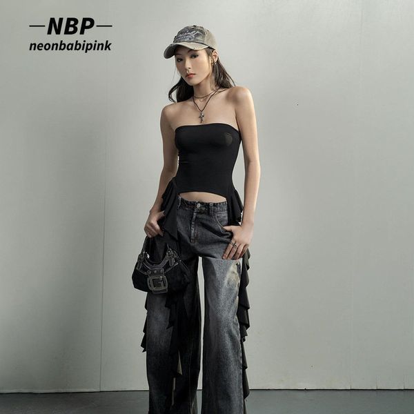 women's tanks camis neonbabipink asymmetrical fringed ruffle y2k streetwear black strapless tank womans summer clothes n71-bf31 230706, White
women's tanks camis neonbabipink asymmetrical fringed ruffle y2k streetwear black strapless tank womans summer clothes n71-bf31 230706, White