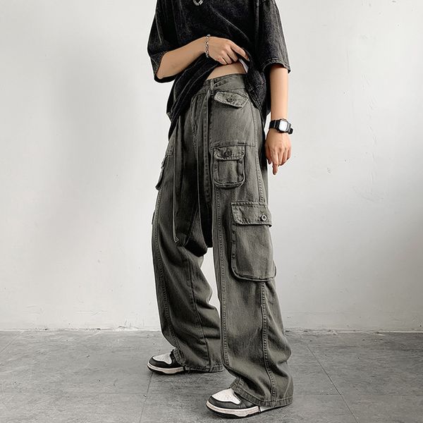 mens pants korean fashion vintage cargo men casual trousers male pocket baggy hip hop harajuku y2k streetwear joggers 230706, Black
mens pants korean fashion vintage cargo men casual trousers male pocket baggy hip hop harajuku y2k streetwear joggers 230706, Black