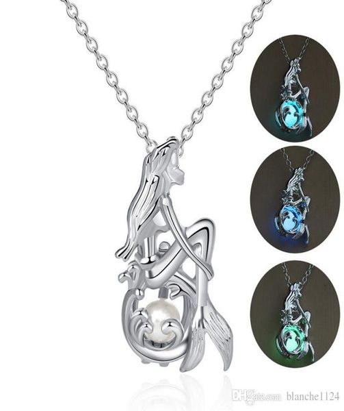 new creative multicolor luminous mermaid necklaces for women silver plated chains pendant necklace fashion jewelry accessories who9467151
new creative multicolor luminous mermaid necklaces for women silver plated chains pendant necklace fashion jewelry accessories who9467151