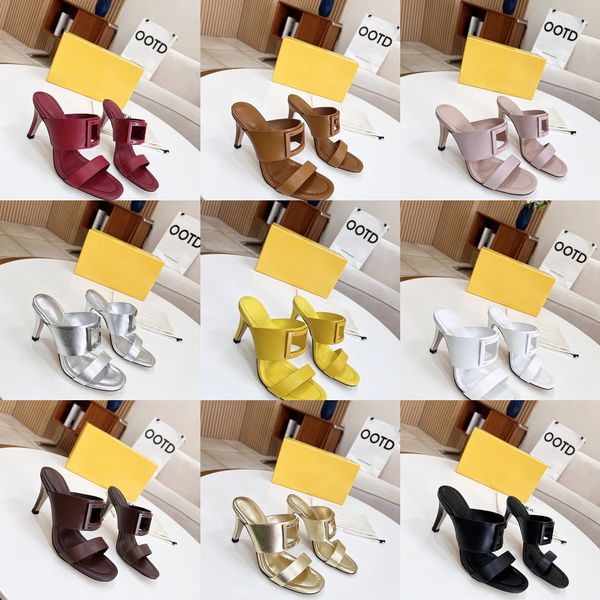 f baguette designer slippers sandals summer casual shoes wide-band two straps slides flats genuine leather outdoor women stiletto high heel, Black
f baguette designer slippers sandals summer casual shoes wide-band two straps slides flats genuine leather outdoor women stiletto high heel, Black