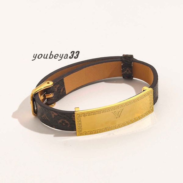 new style fashion bracelets women bangle designer jewelry faux leather 18k gold plated stainless steel bracelet womens wedding gifts zg1489, Black
new style fashion bracelets women bangle designer jewelry faux leather 18k gold plated stainless steel bracelet womens wedding gifts zg1489, Black