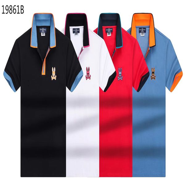 men's mens polos combed cotton summer clothing short sleeve business design animal pattern psycho bunny t shirt casual striped designer, White;black
men's mens polos combed cotton summer clothing short sleeve business design animal pattern psycho bunny t shirt casual striped designer, White;black