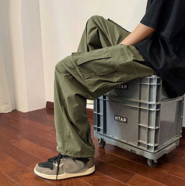godlikeu mens armygreen cargo pants male straight jogger summer solid casual loose trousers tidal flow design 598ess, Black
godlikeu mens armygreen cargo pants male straight jogger summer solid casual loose trousers tidal flow design 598ess, Black