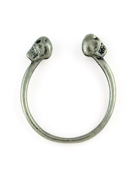 skull cuff bangle bracelet vintage silver alloy double head punk girls charms gothic metal bracelet1247700, Black
skull cuff bangle bracelet vintage silver alloy double head punk girls charms gothic metal bracelet1247700, Black