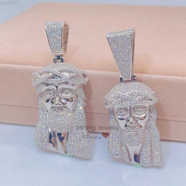 sterling silver 925 iced out hip hop rapper jewelry men diamond moissanite jesus pendant
sterling silver 925 iced out hip hop rapper jewelry men diamond moissanite jesus pendant