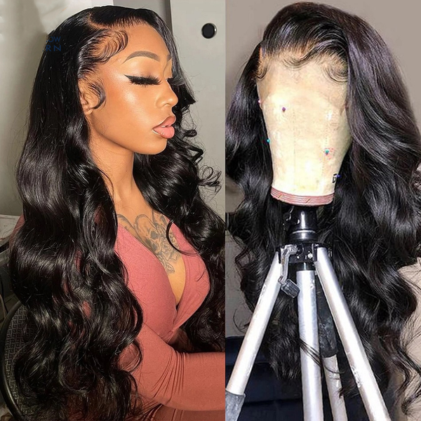 new product body wave human hair lace frontal wigs for black women brazilian remy pre-plucked 13x4 wigs with baby hair 28 inch, Black;brown
new product body wave human hair lace frontal wigs for black women brazilian remy pre-plucked 13x4 wigs with baby hair 28 inch, Black;brown