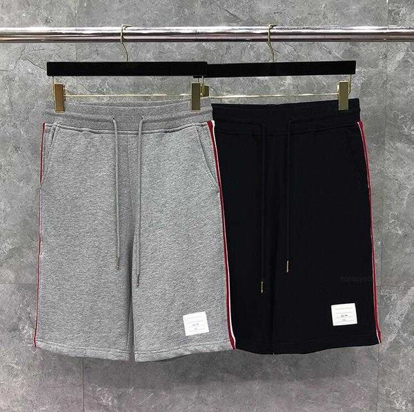 tb fashion 2023 thom brand casual shorts men solid summer cotton sports trousers striped knee length mens jogger track pants, White;black
tb fashion 2023 thom brand casual shorts men solid summer cotton sports trousers striped knee length mens jogger track pants, White;black